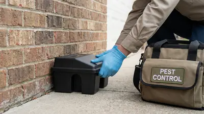 Professional rodent bait station